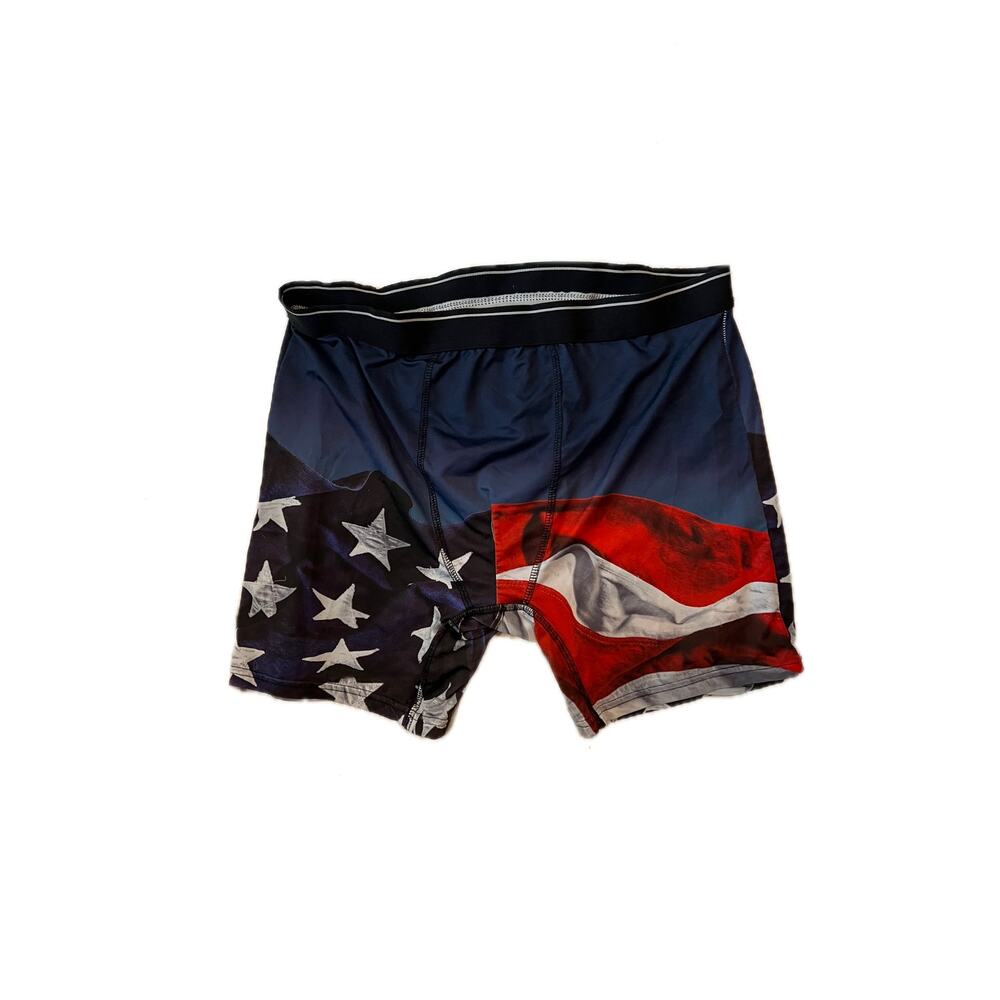USA Flag Red White and Blue Swim/Surf Shorts Mens XL